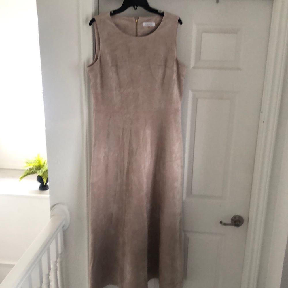 Calvin Klein velvet maxi dress.